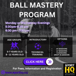 Ball Mastery Soccer Program